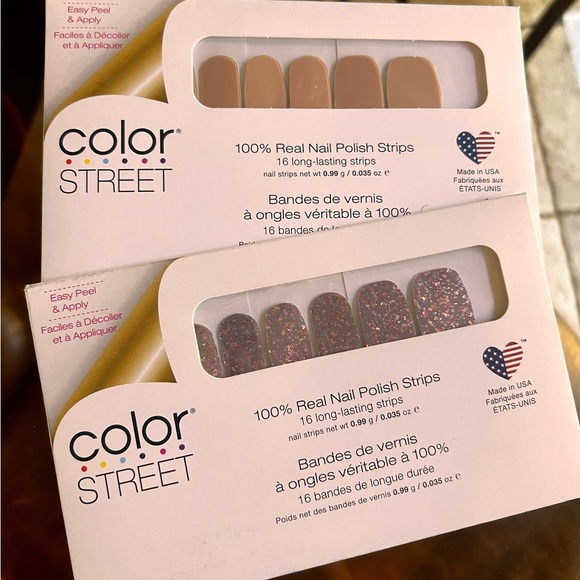 Color Street Accessories - Color Street Polish Strips in Giza Sands & Capitol Hill ( retired)